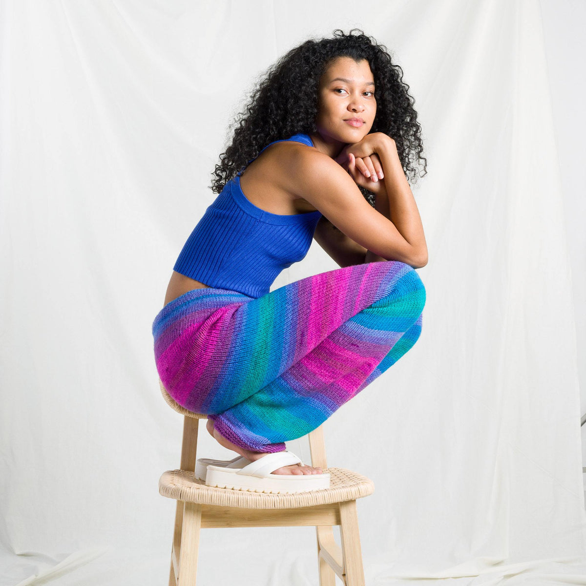 Knit Pant made in Red Heart Yarn