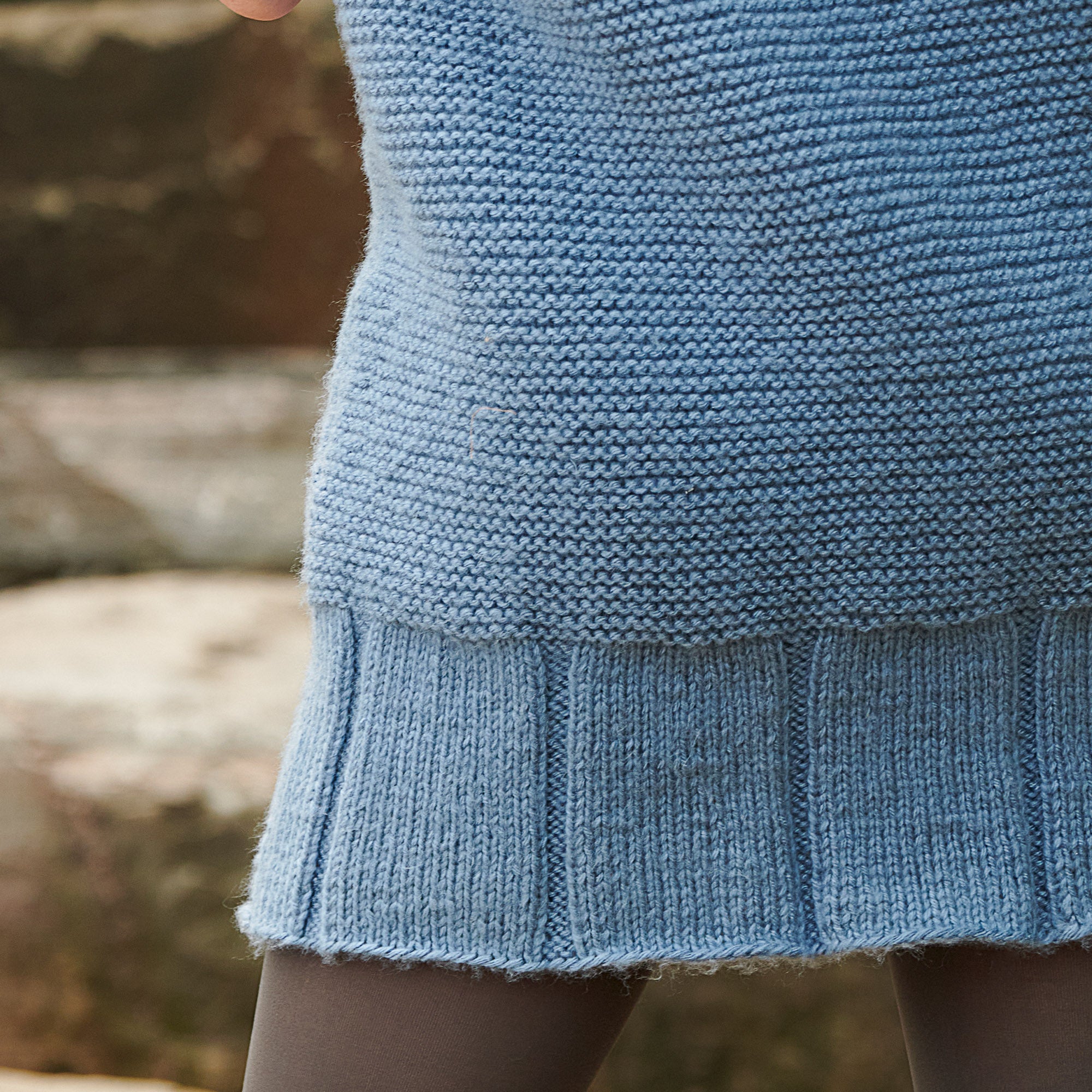 Free Beginner Red Heart Mags Garter Stitch Tunic Knitting Pattern