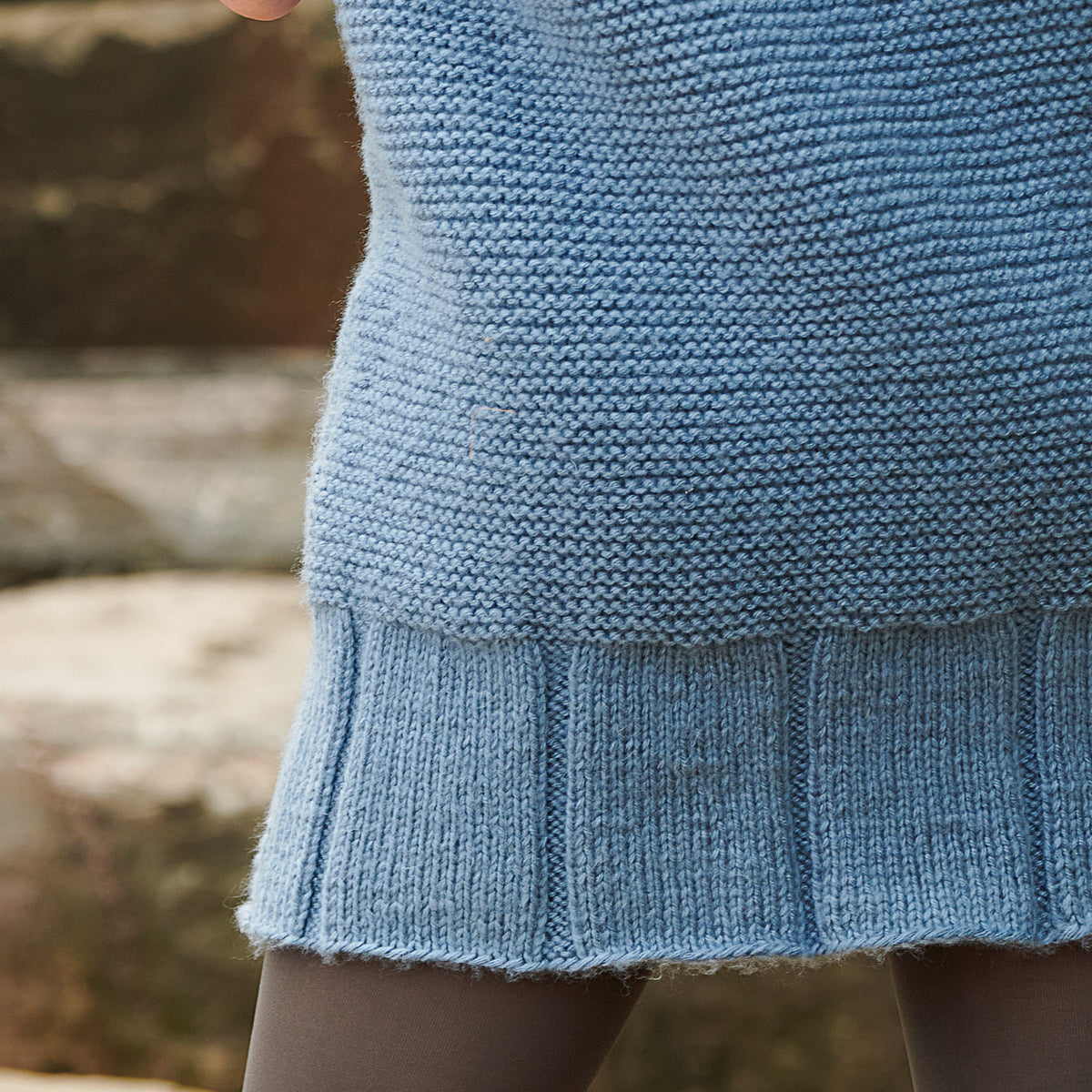 Knit Tunic made in Red Heart Super Saver Brushed Yarn