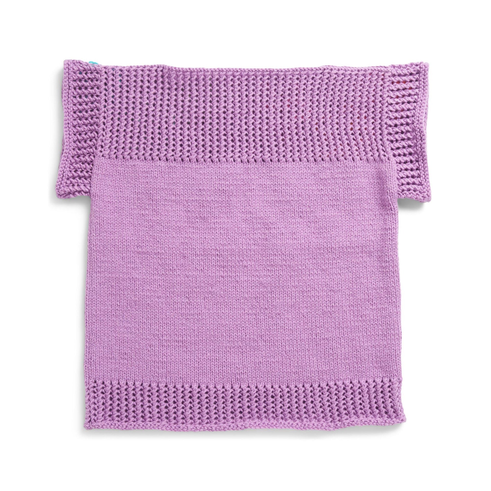 Free Red Heart Airy Knit Tee Pattern