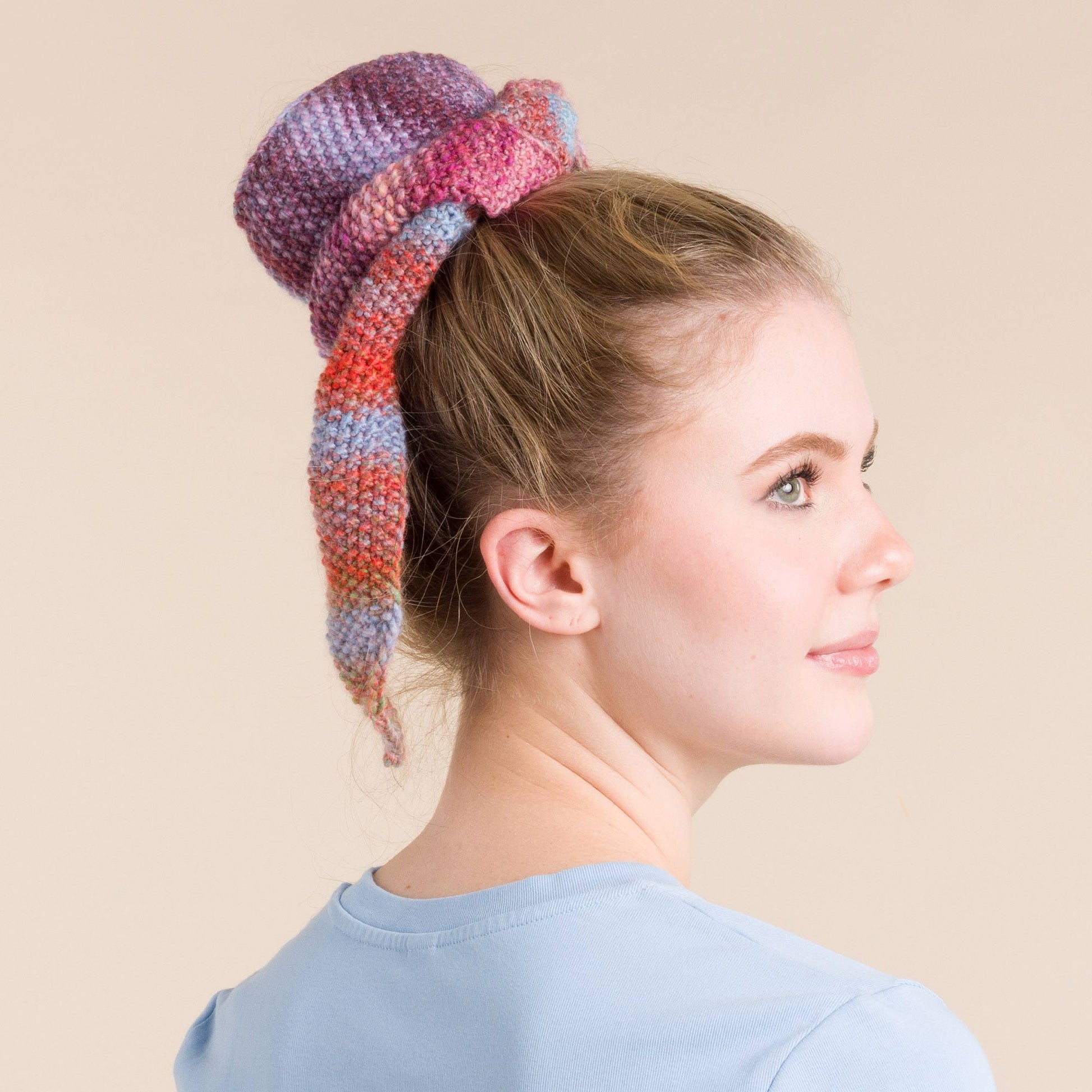 Free Red Heart Knit Hair Bow Pattern