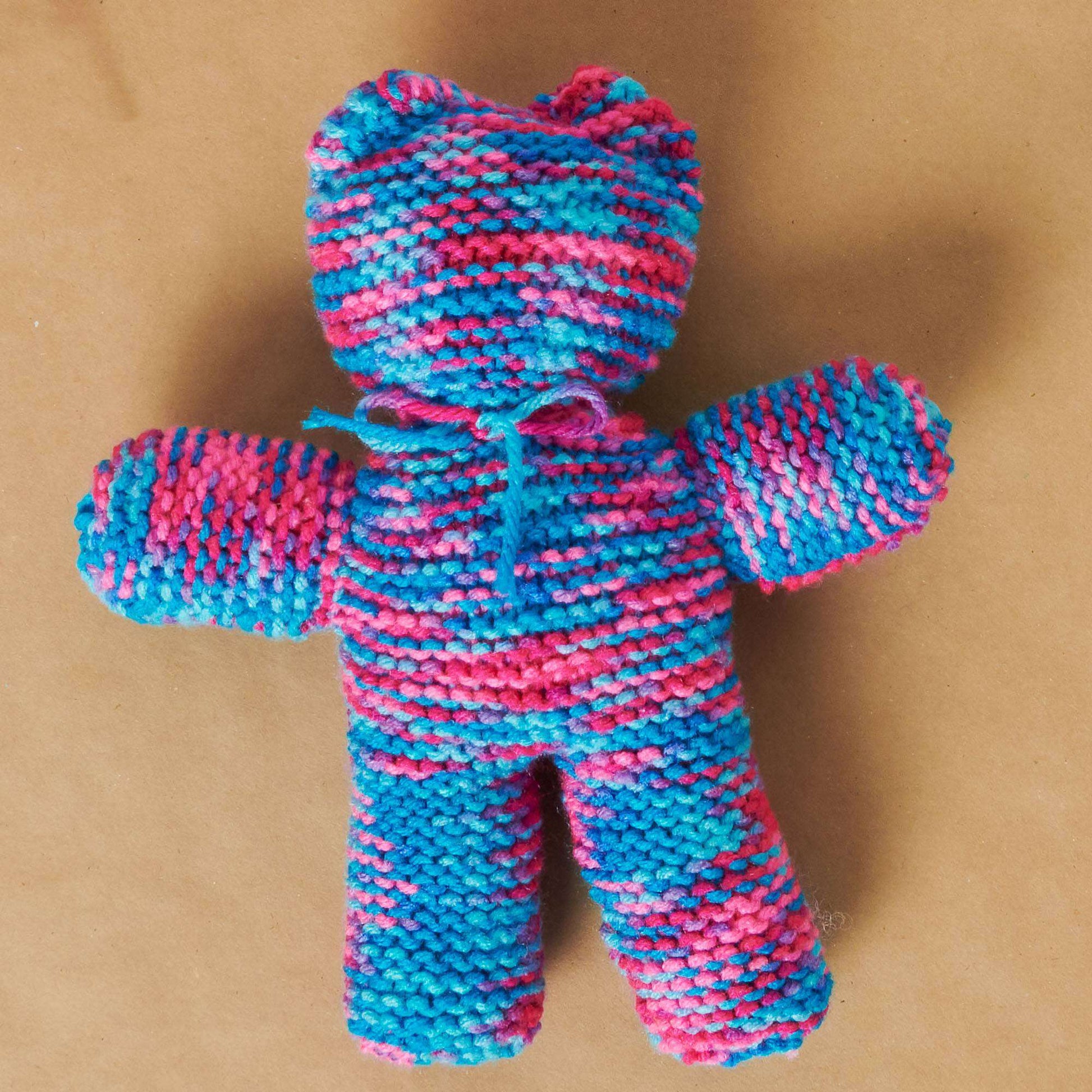 Free Easy Red Heart Teddy Bear Toy Knitting Pattern Yarnspirations
