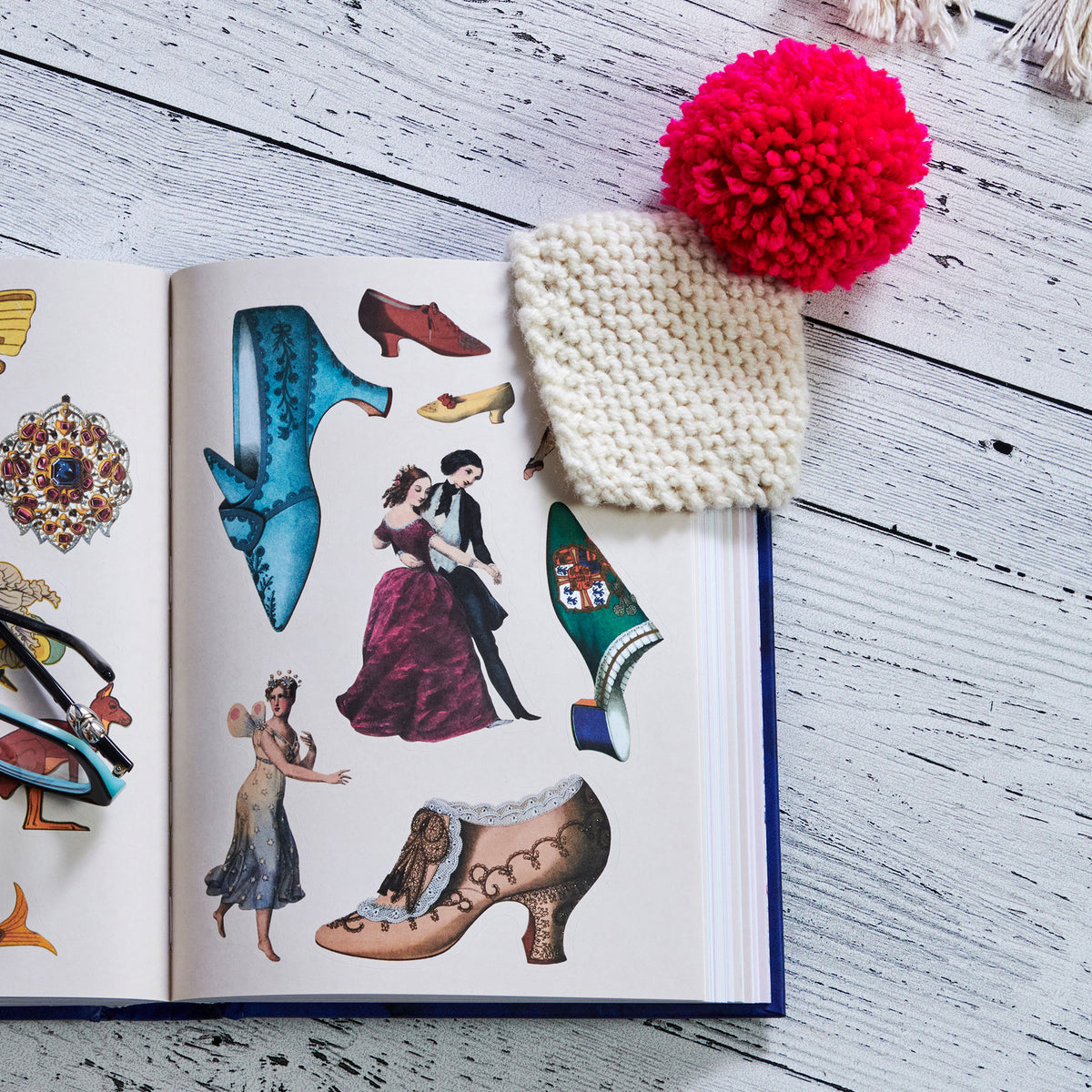 Knit Bookmark made in Red Heart Super Saver Yarn