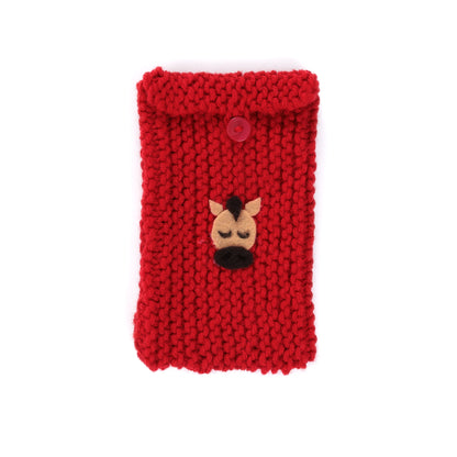 Red Heart New Years Animals Knit Envelope Red Heart New Years Animals Knit Envelope