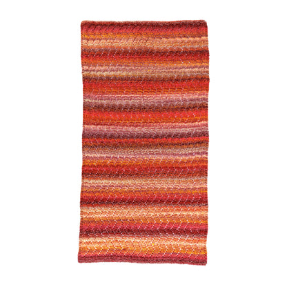 Red Heart Knit Chevron Eyelets Shawl Red Heart Knit Chevron Eyelets Shawl