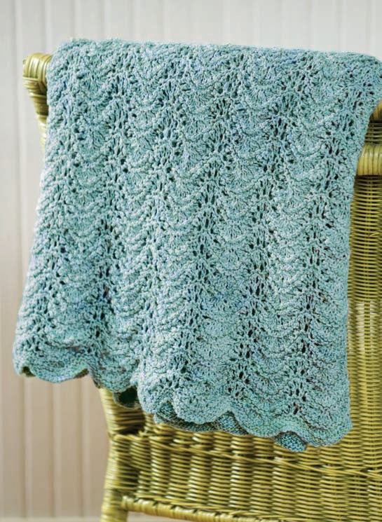 Wave Knitting Pattern Gentle Waves Lace Shawl I Like Knitting