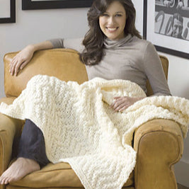 Free Red Heart Quick Knit Blanket Pattern