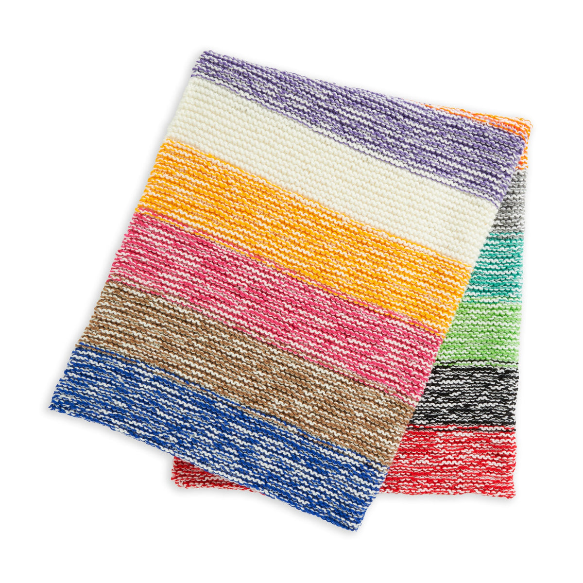 Knit Blanket made in Red Heart Super Saver Jumbo Yarn