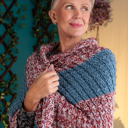 Red Heart Waffle Knit Cozy Blanket Red Heart Waffle Knit Cozy Blanket