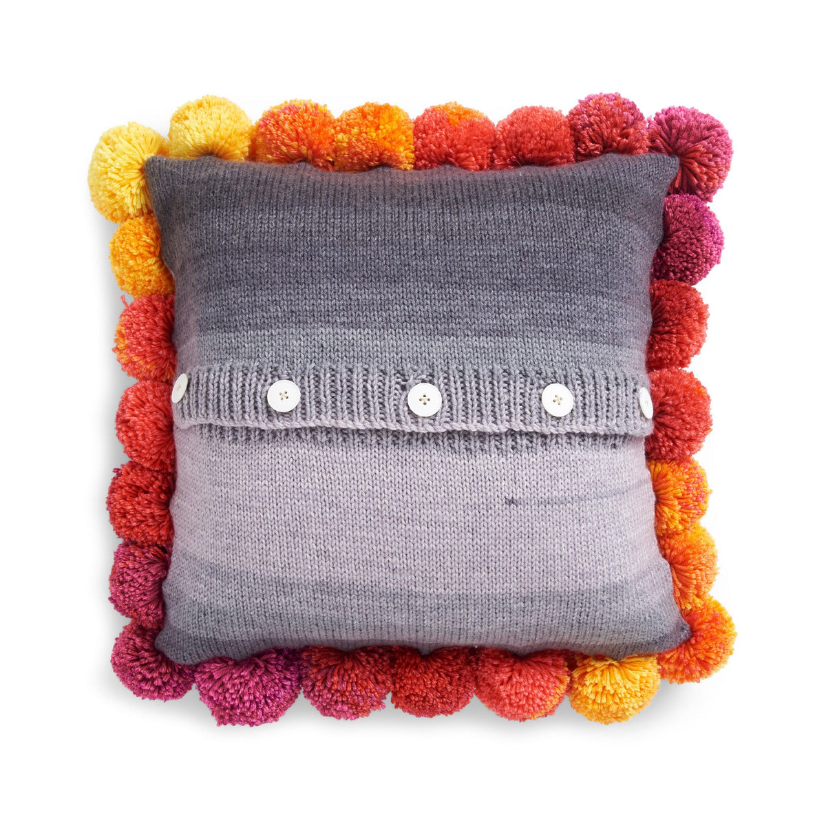 Knit Pillow made in Red Heart Yarn
