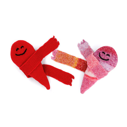 Red Heart Knit Pillow Pal-entines Red Heart Knit Pillow Pal-entines