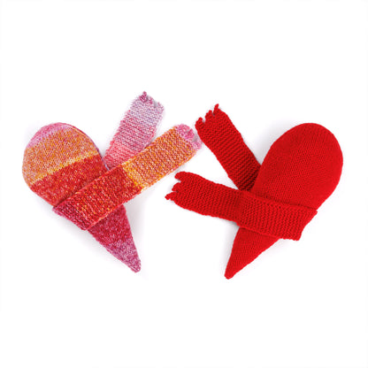 Red Heart Knit Pillow Pal-entines Red Heart Knit Pillow Pal-entines