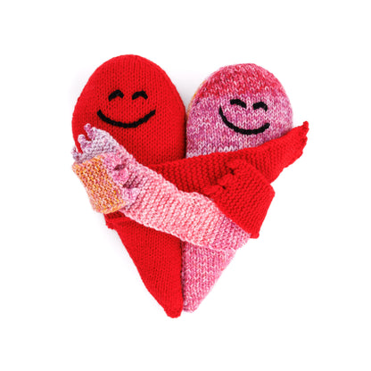 Red Heart Knit Pillow Pal-entines Red Heart Knit Pillow Pal-entines