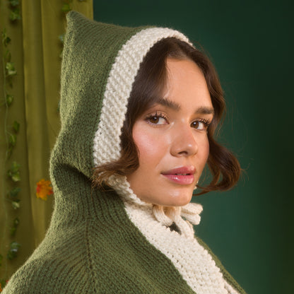 Red Heart Wandering Woods Knit Hood Red Heart Wandering Woods Knit Hood