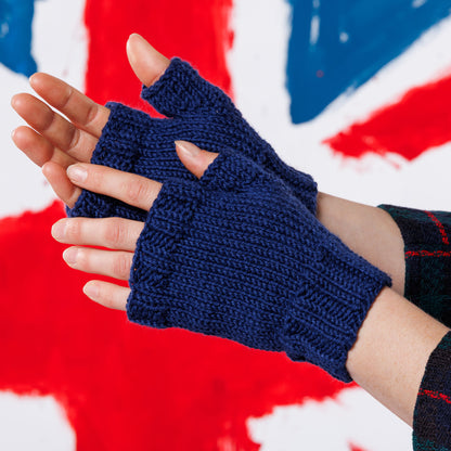 Red Heart Knit Fingerless Gloves Red Heart Knit Fingerless Gloves