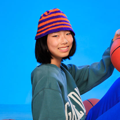 Red Heart Knit Fanfare Bucket Hat Red Heart Knit Fanfare Bucket Hat