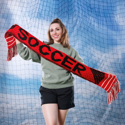 Red Heart Team Pride Knit Scarf Red Heart Team Pride Knit Scarf