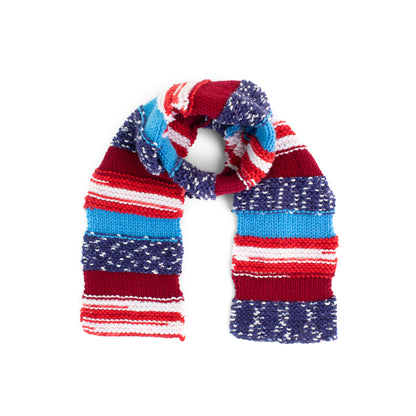 Red Heart Americana Knit Scarf Red Heart Americana Knit Scarf