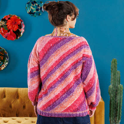 Red Heart Knit Tunic on-a-Bias Red Heart Knit Tunic on-a-Bias