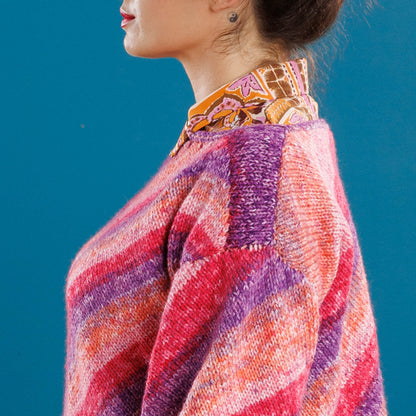 Red Heart Knit Tunic on-a-Bias Red Heart Knit Tunic on-a-Bias