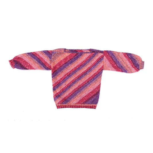 Red Heart Knit Tunic on-a-Bias