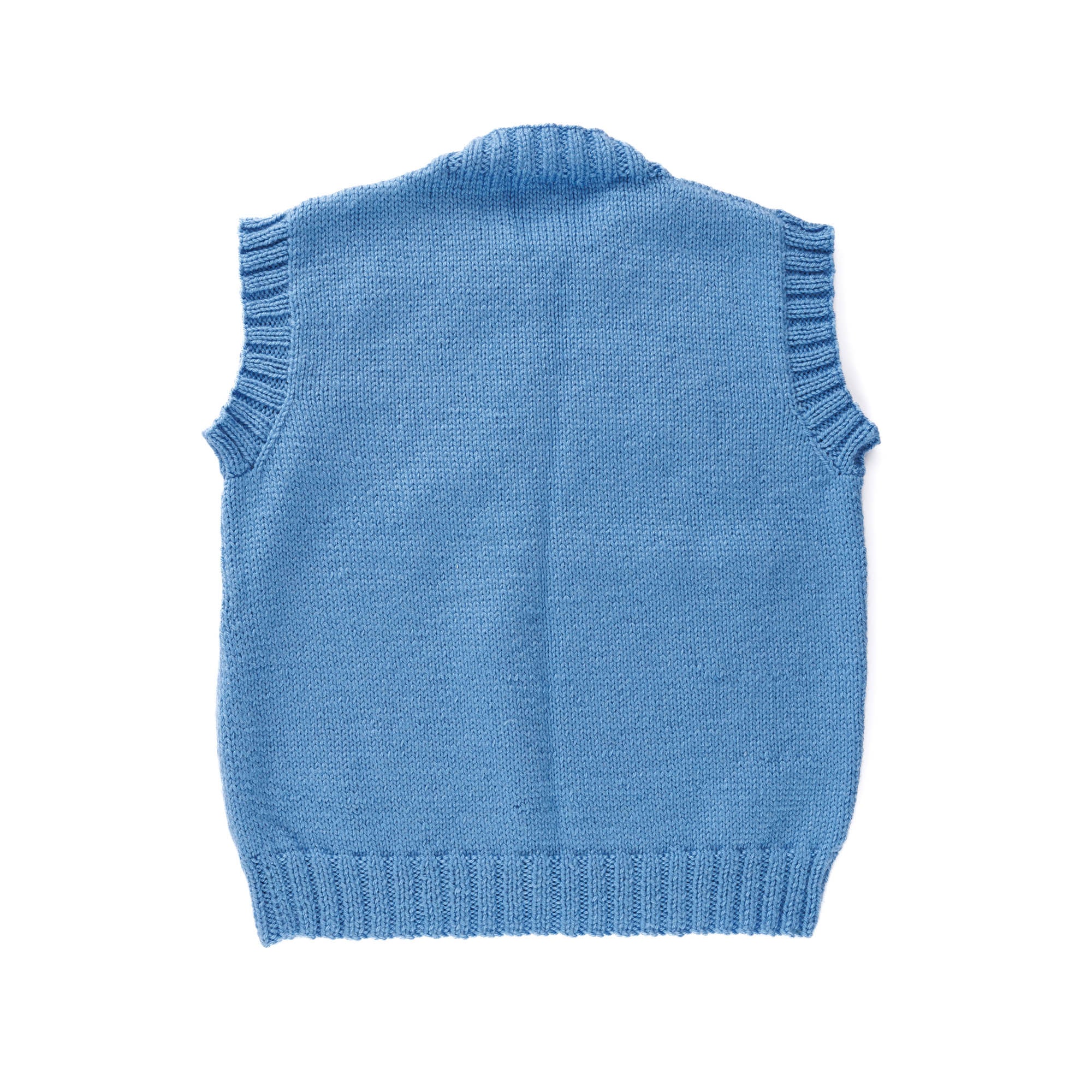 TTT MSW Knit vest（BLUE） TTT MSW(ティーモダンストリートウエア) ニットベスト TTT-2023SSKT11