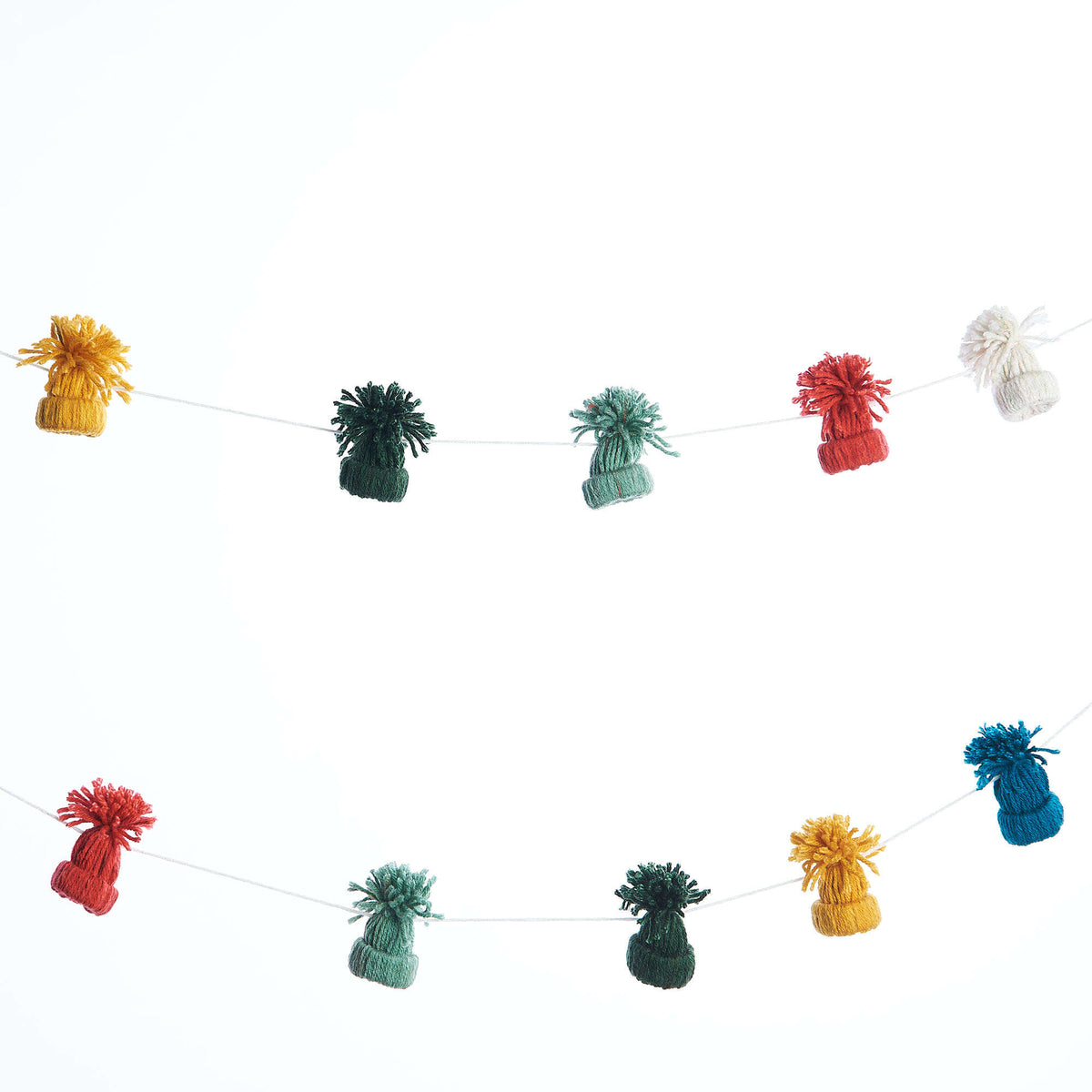 Craft Ornaments made in Red Heart Mini Yarn