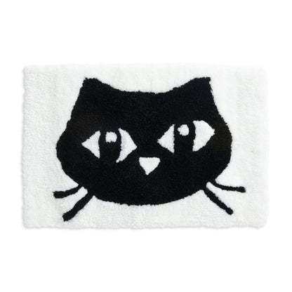 Red Heart Craft Black Cat Tufted Rug All Variants