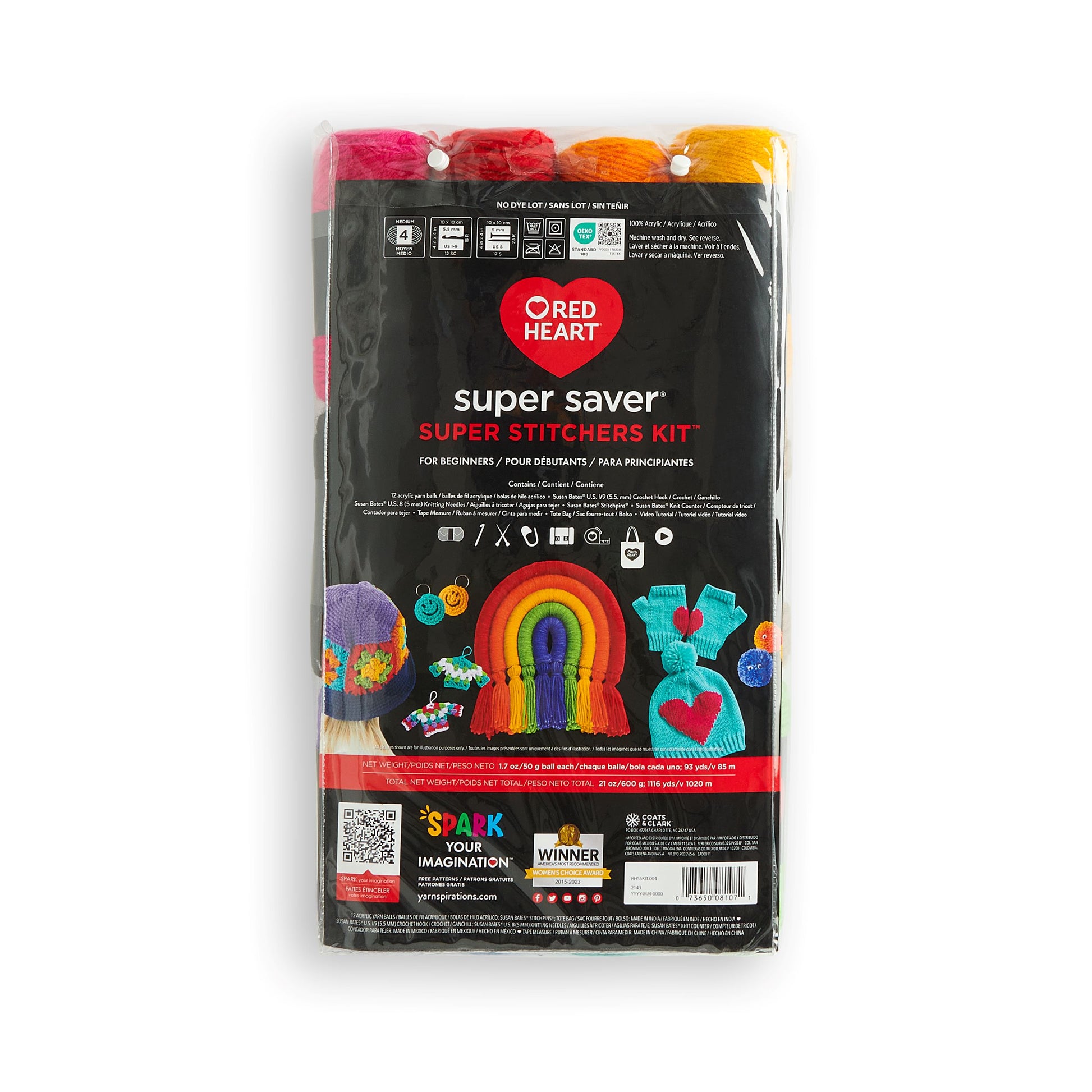 Red Heart Super Saver Super Craft Kit Super Stitchers Kit