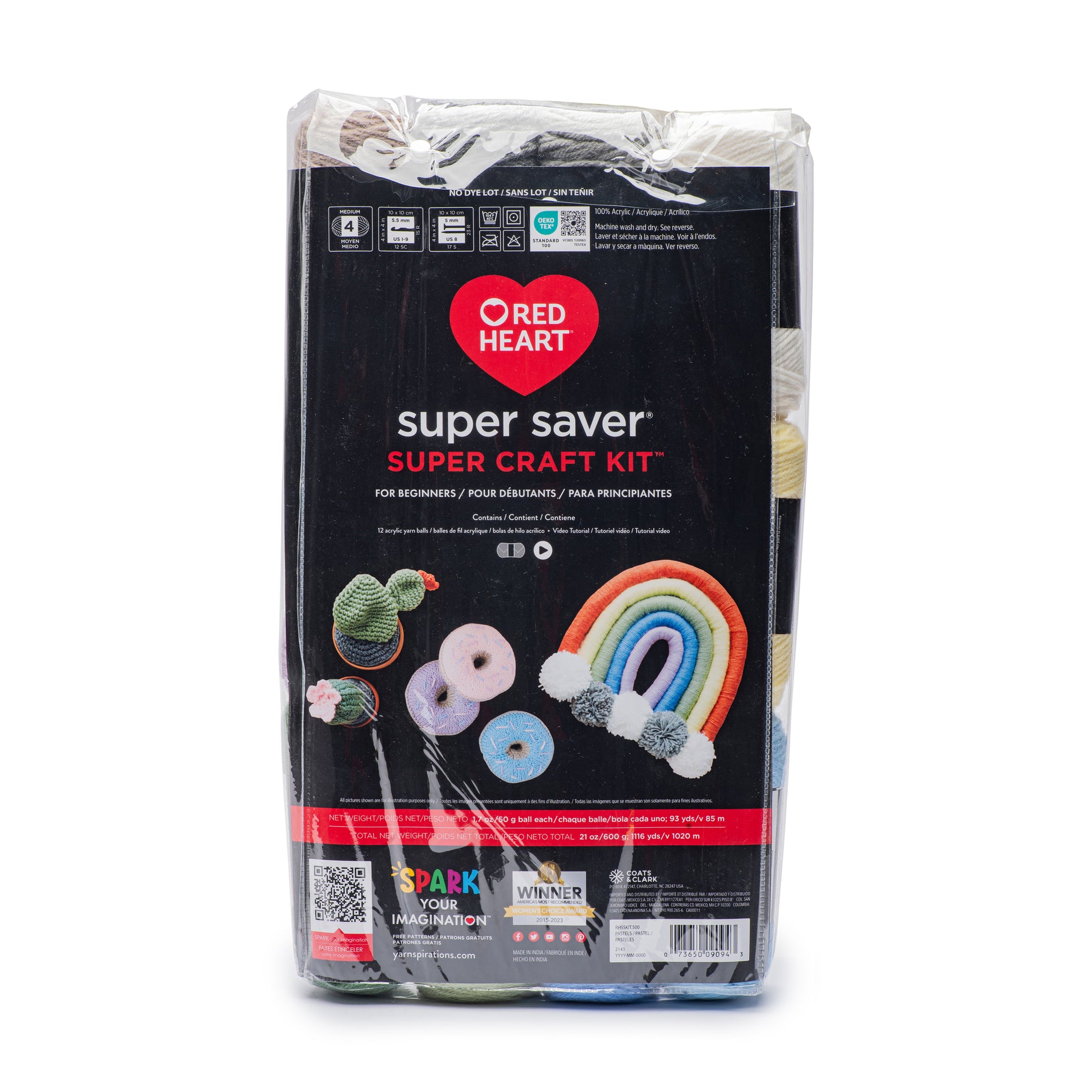 Red Heart Super Saver Super Craft Kit Super Craft Kit - Pastels