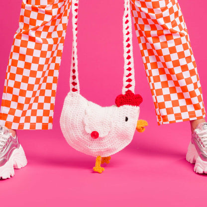 Red Heart Crochet Chicken Bag Red Heart Crochet Chicken Bag