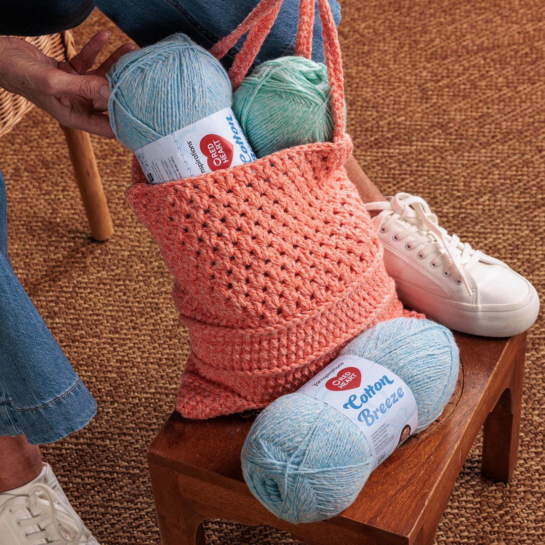 Red Heart Cotton Breeze Yarn (155g/5.5oz) | Yarnspirations