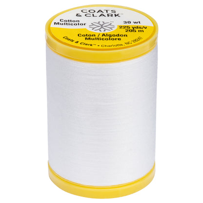 Coats & Clark Cotton All Purpose Sewing Thread (225 Yards) White