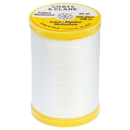 Coats & Clark Cotton All Purpose Sewing Thread (225 Yards) Winter White