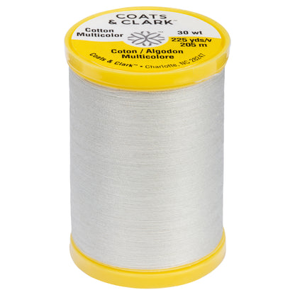 Coats & Clark Cotton All Purpose Sewing Thread (225 Yards) Silver