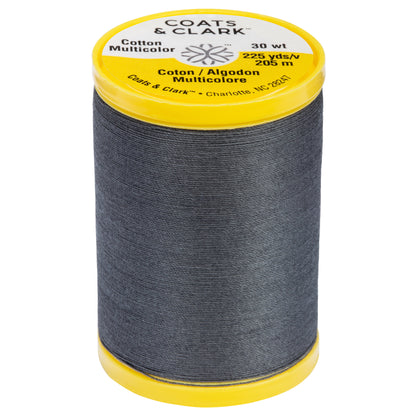 Coats & Clark Cotton All Purpose Sewing Thread (225 Yards) Gray