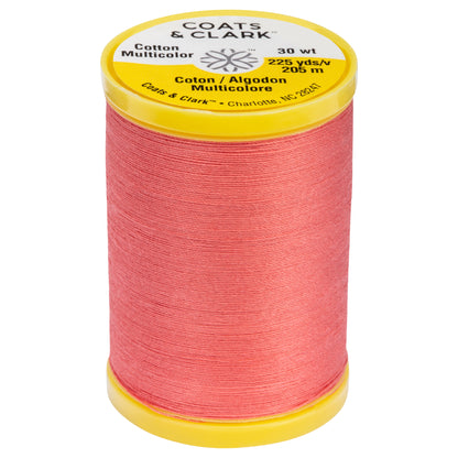 Coats & Clark Cotton All Purpose Sewing Thread (225 Yards) Flamingo
