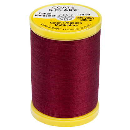 Coats & Clark Cotton All Purpose Sewing Thread (225 Yards) Barberry Red