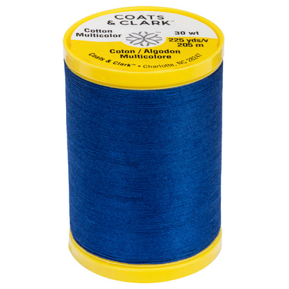 Coats & Clark Cotton All Purpose Sewing Thread (225 Yards) Yale Blue