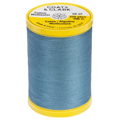 Coats & Clark Cotton All Purpose Sewing Thread (225 Yards) Azure Blue