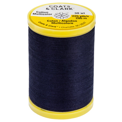Coats & Clark Cotton All Purpose Sewing Thread (225 Yards) Navy