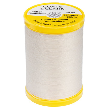Coats & Clark Cotton All Purpose Sewing Thread (225 Yards) Natural