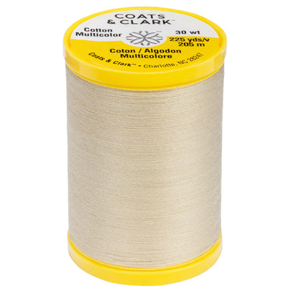 Coats & Clark Cotton All Purpose Sewing Thread (225 Yards) Ecru