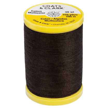 Coats & Clark Cotton All Purpose Sewing Thread (225 Yards) Cloister Brown
