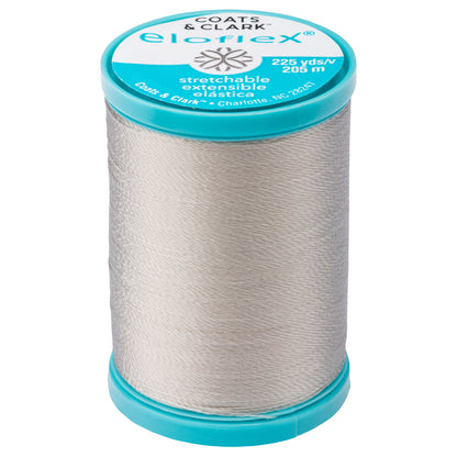 Coats & Clark Eloflex Stretchable Thread - Clearance Shades Silver