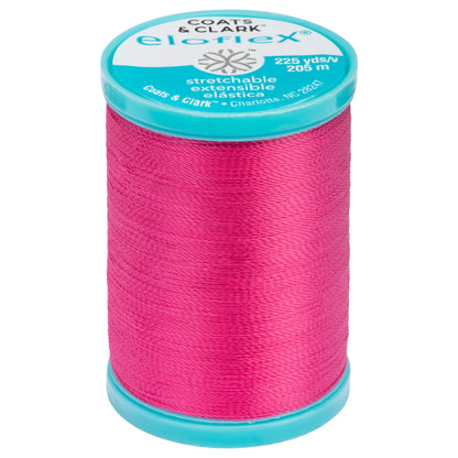 Coats & Clark Eloflex Stretchable Thread - Clearance Shades Hot Pink