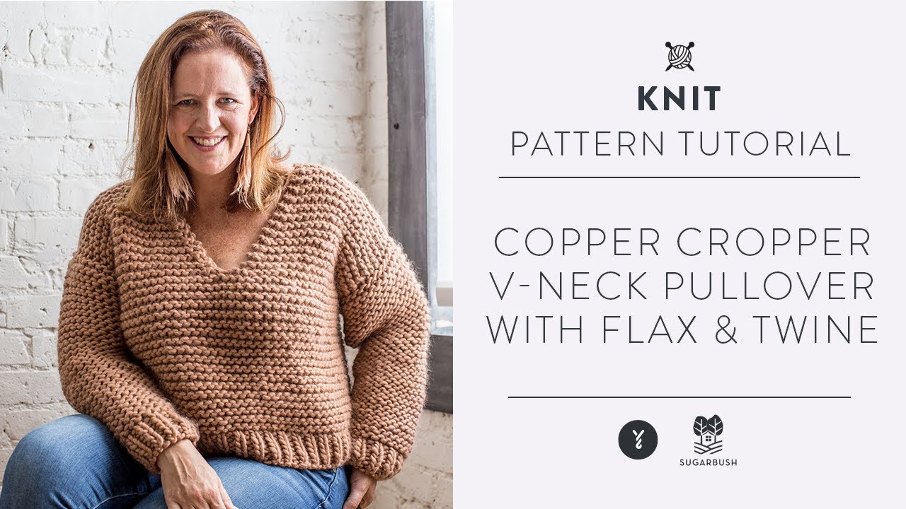 Sugar Bush Knit Copper Cropper Pullover