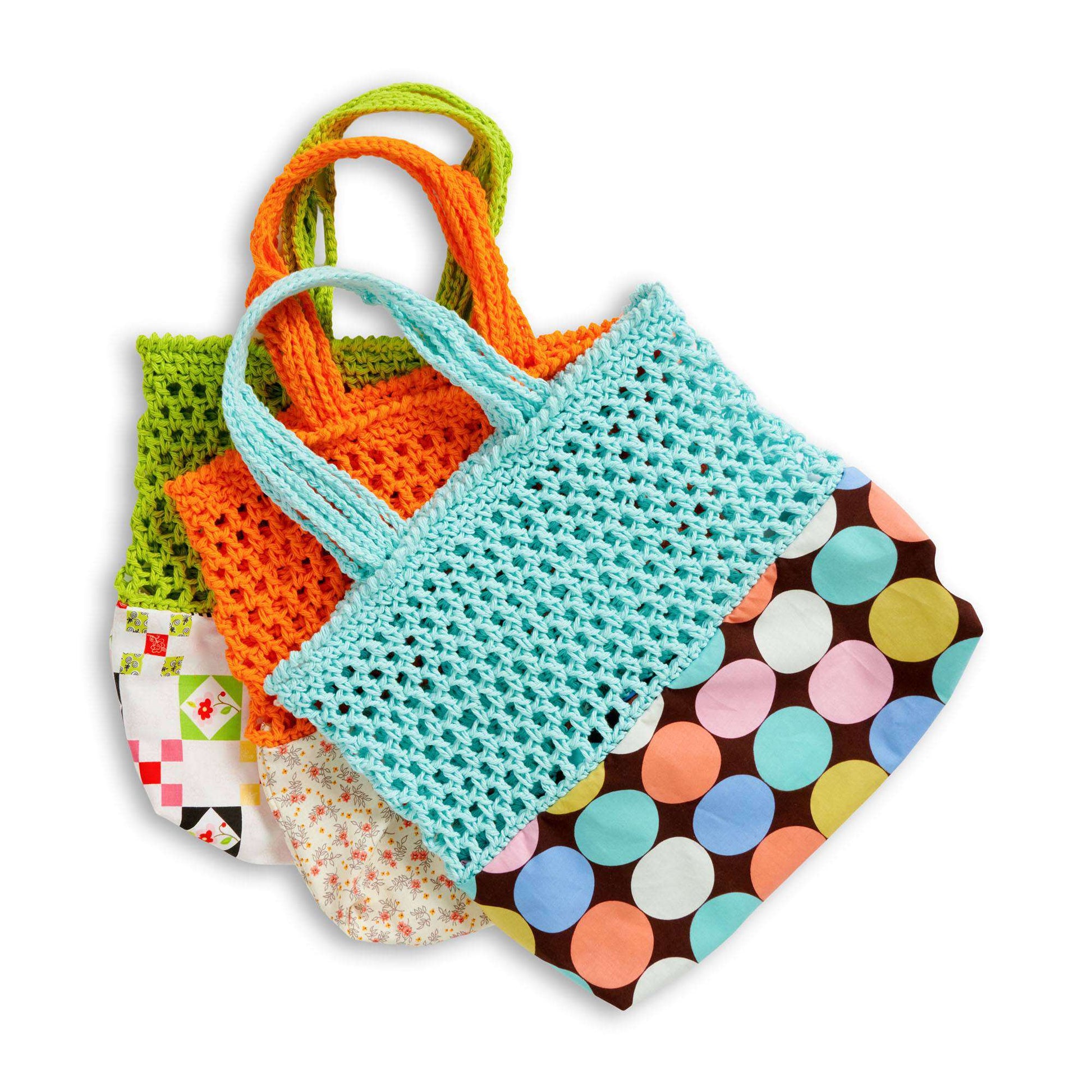 Free Lily Upcycle Crochet/Sew Market Tote Pattern