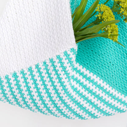 Lily Crochet Totally Triangular Tote Crochet Tote Bag made in Lily Yarn