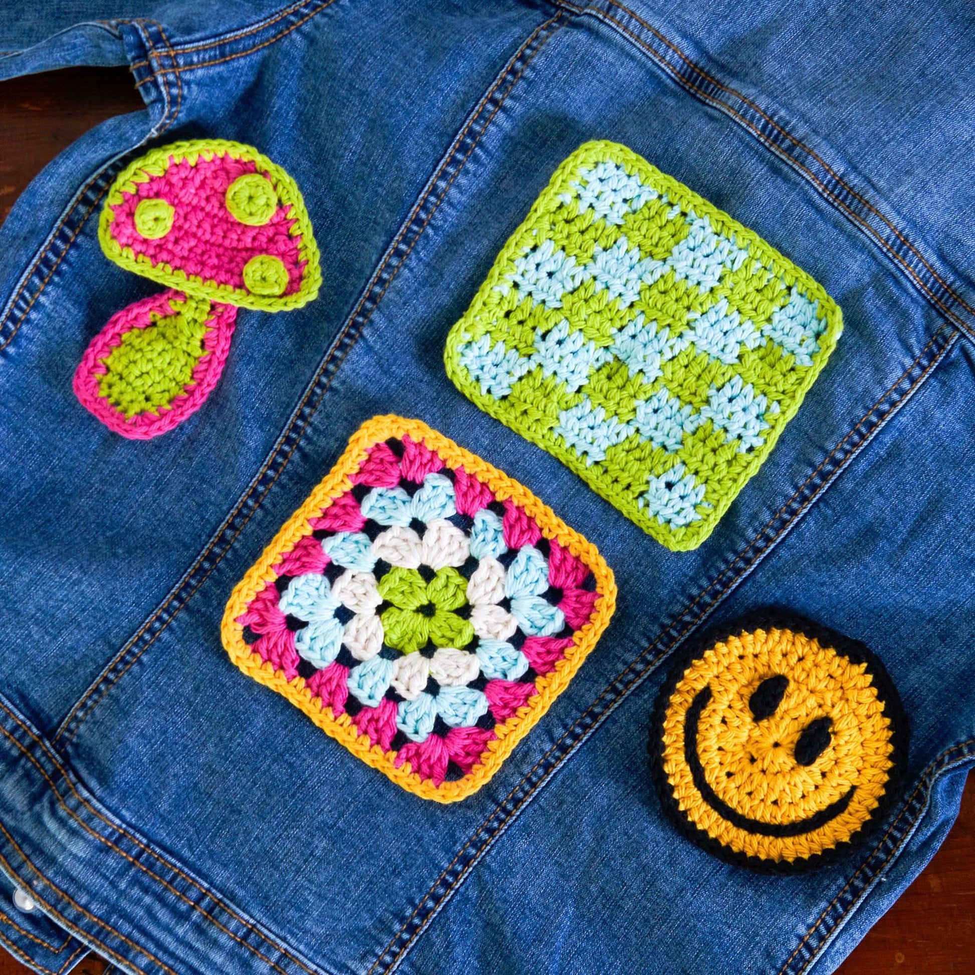 Free Lily Three Crochet Patch Appliques Pattern